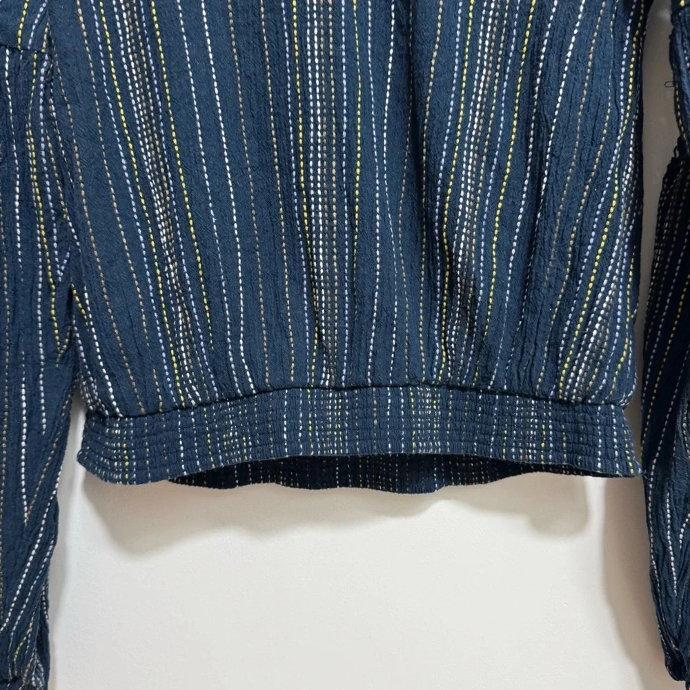 Free People Floating Memories Lace‎ Panel Embroidered Top XS